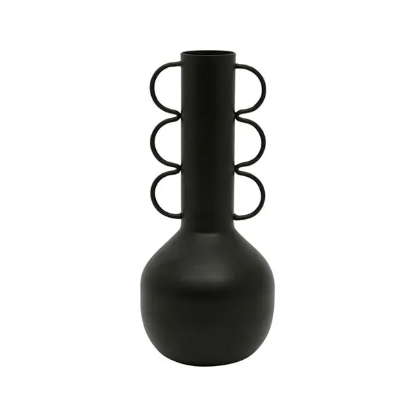 Sema Design – Vase « Arty Folk » noir, H24 cm